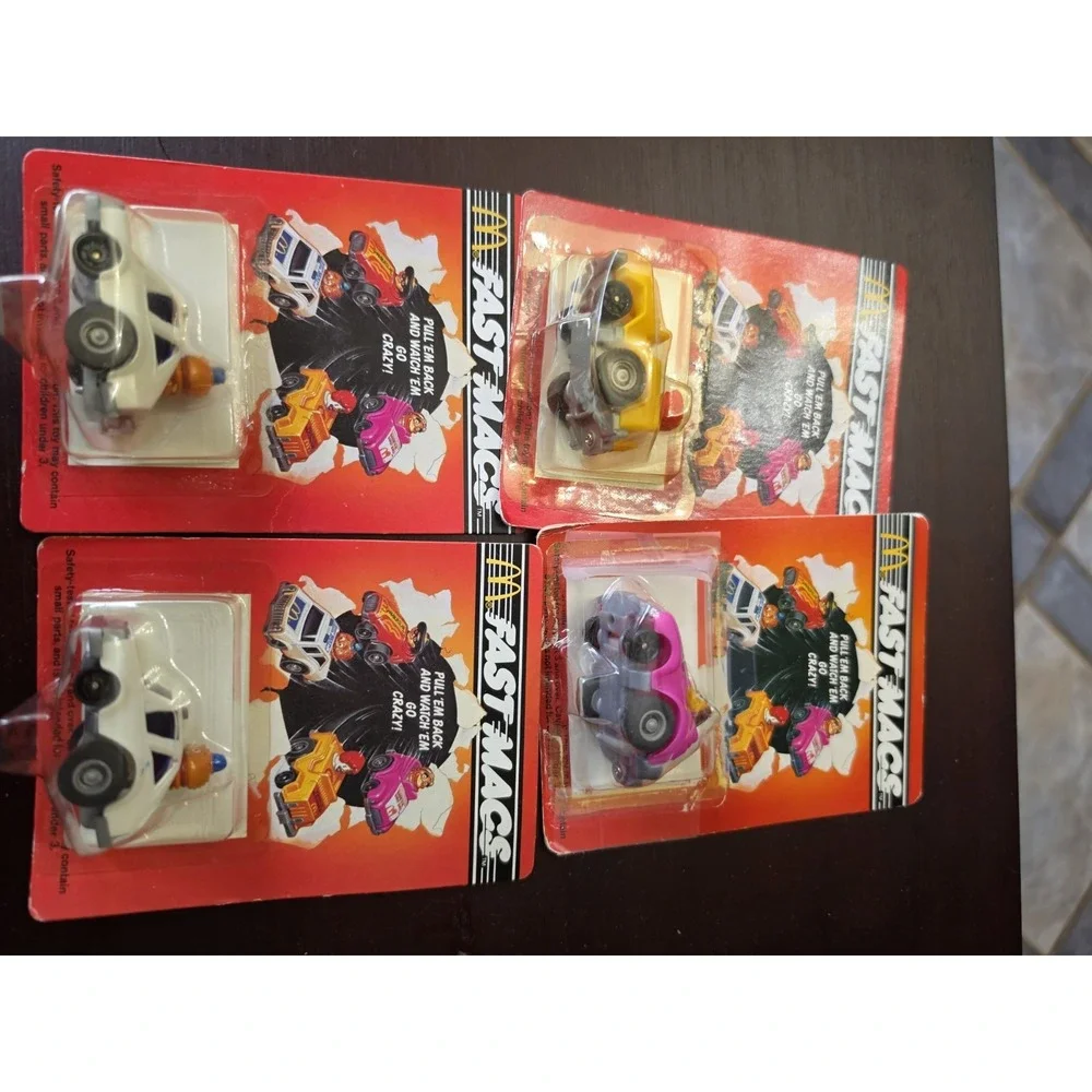 1985 MCDONALD'S HAPPY MEAL‎ FAST MACS RACERS  -NEW IN PACKAGE